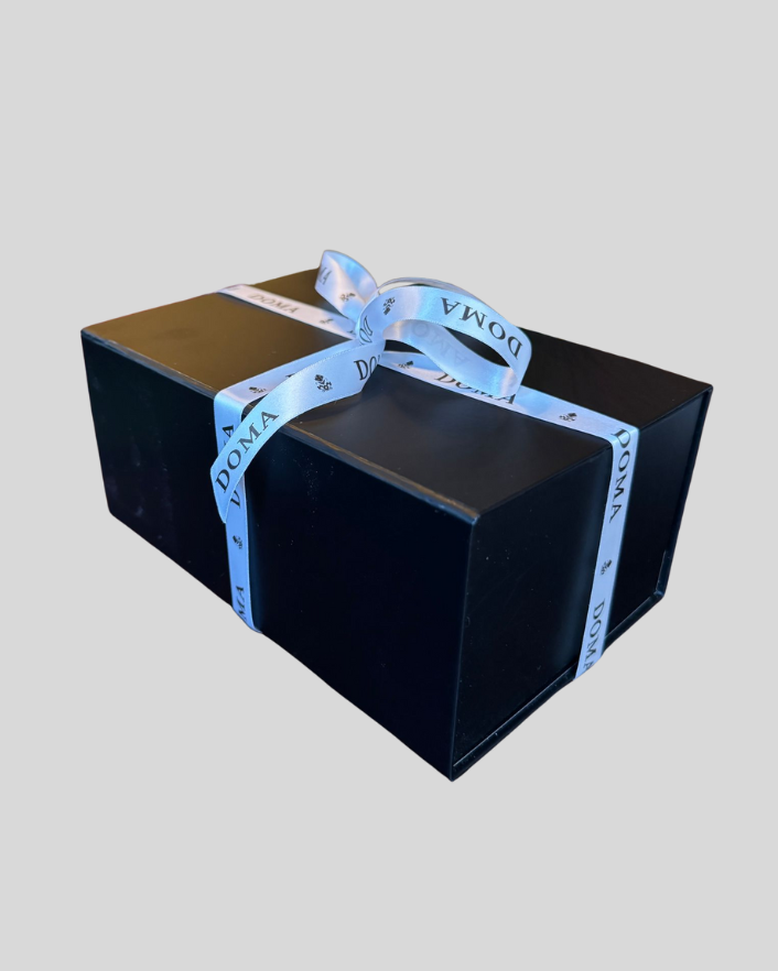Gift Box with Night Elixir, Longevyouth Cream, rose petal tea and raffia bag
